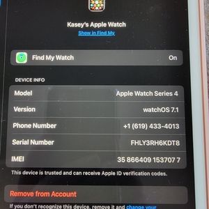 Apple watch Gen 4 and Apple air pods